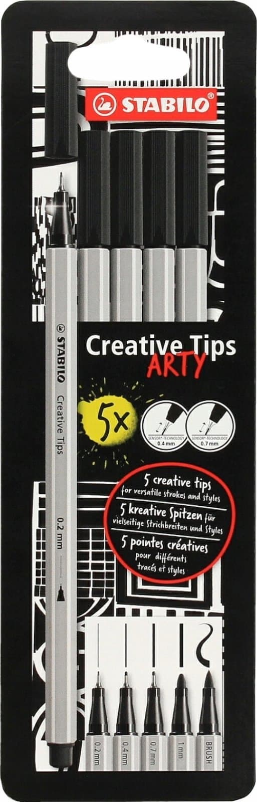 Set Creative Tips Arty 5st STABILO