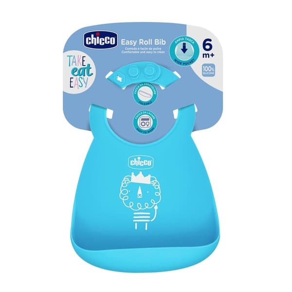 CHICCO-102192 SILIKONHAKLAPP BLÅ