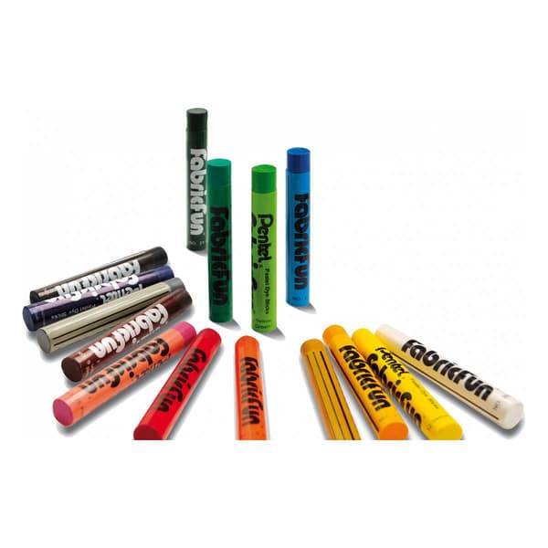 Pentel Tekstilpasteller 15 Farver