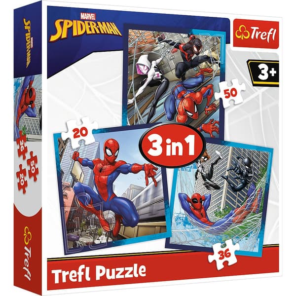 Palapeli 3in1 Hämähäkkikaverit TREFL