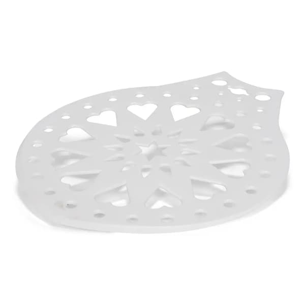 Patisse kiksestige med stencil 28 cm hvid