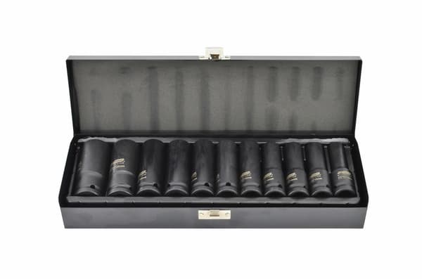 AWTOOLS SLAGNØGLE SÆT 1/2\" 11 dele 10-24mm BLACK LINE