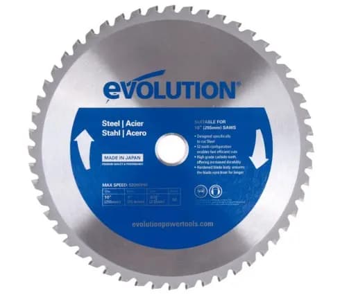 Evolution TCT-teräksensahauspyörösaha 255mm/52z