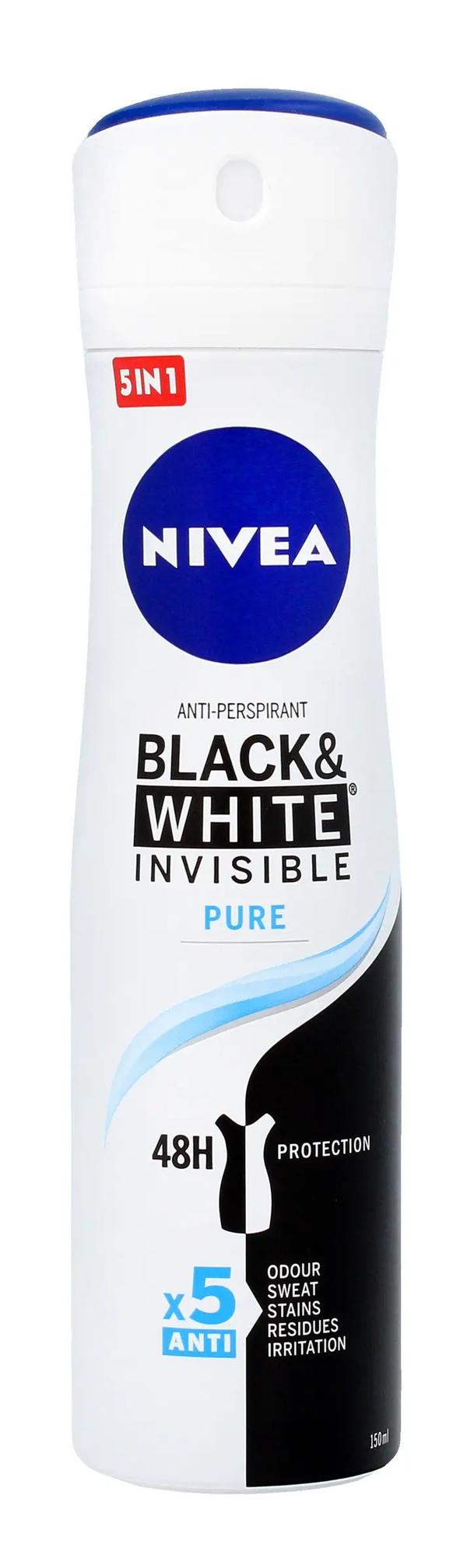 Nivea Deodorant INVISIBLE PURE kvinnlig spray 150ml