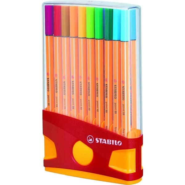 Sæt filtspidspenne Stabilo Point 88 1 enhed