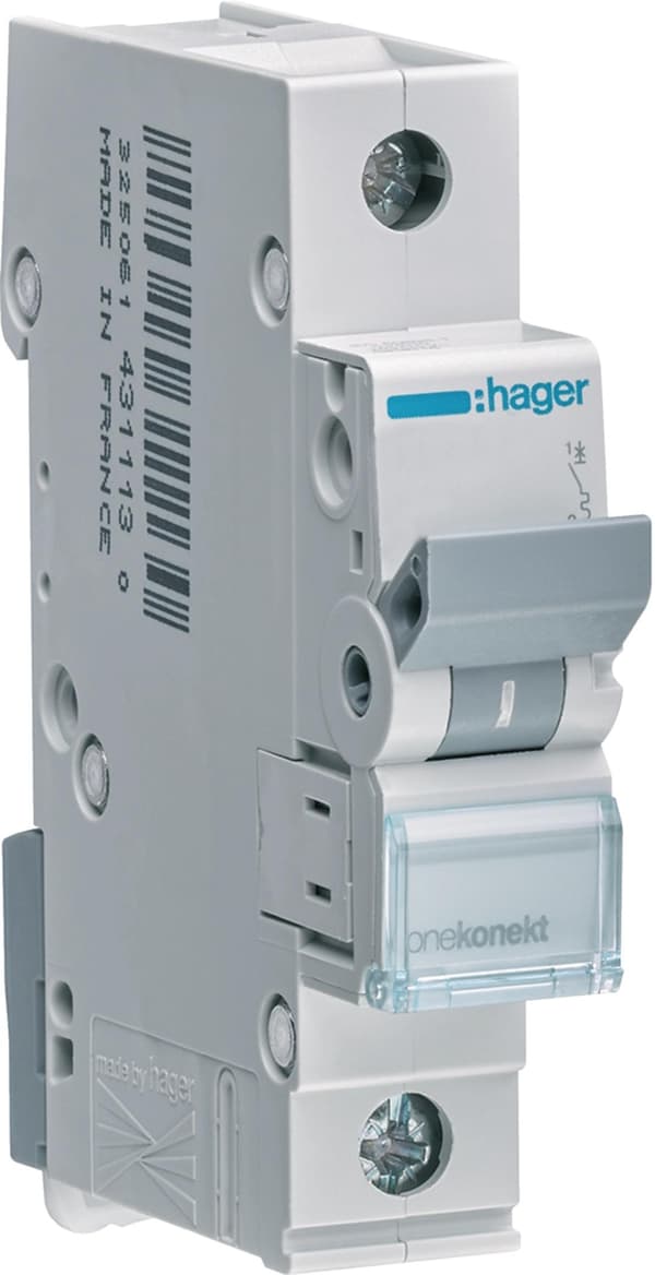Adapterafbryder 1P B 16A 6kA AC MBN116E