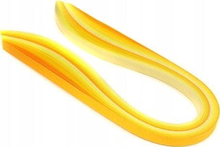 Quillingstrimler 5mmx50cm gul 100 stk