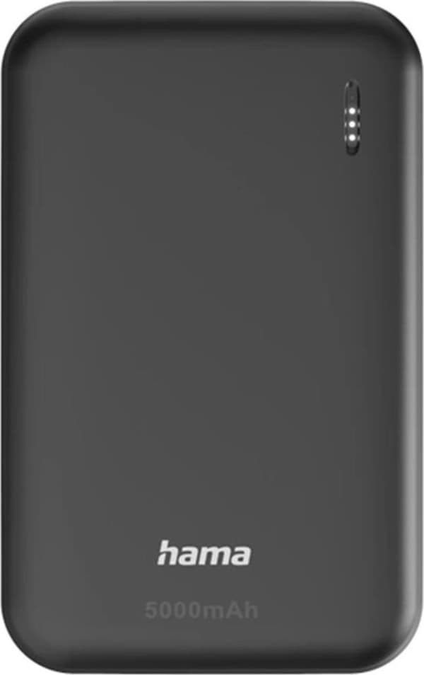Varavirtalähde Hama Power Pack Pocket 5 5000mAh Musta