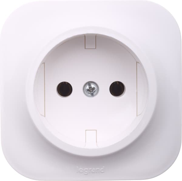 FORIX Enkelt b/u stikkontakt 16A IP20 hvid 782410