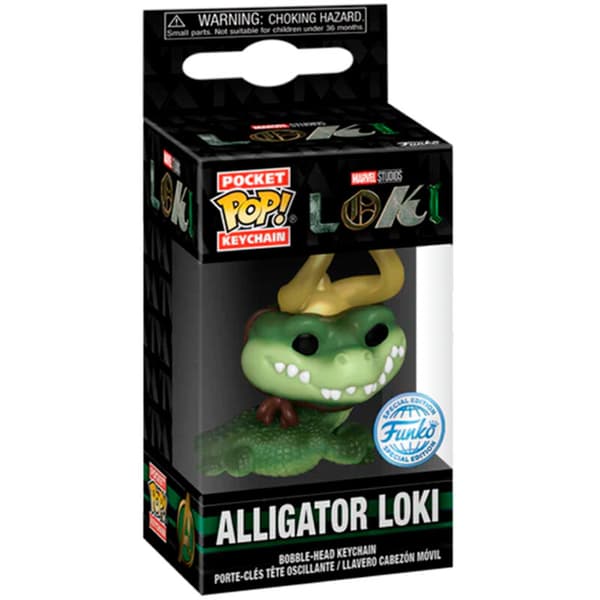 Pocket POP Avaimenperä Marvel Loki Alligaattori Loki
