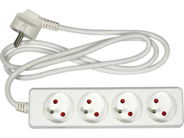 ELEKTRISK LØSNING /HVID/ 4G MED/U 1,5 M