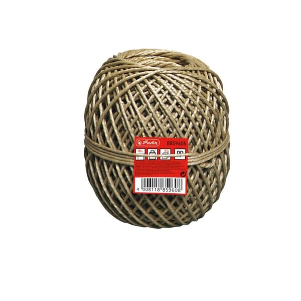 Herlitz snor 100m 45/20kg brun 1 nøgle
