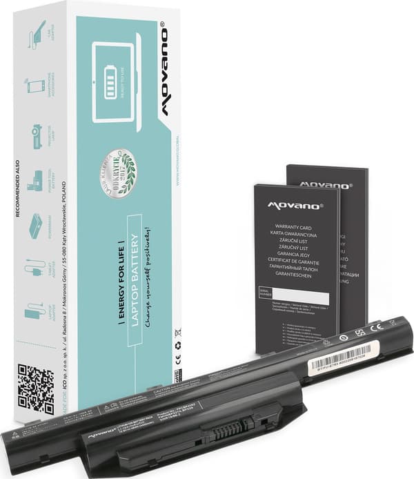Movano batteri til Fujitsu Lifebook E753