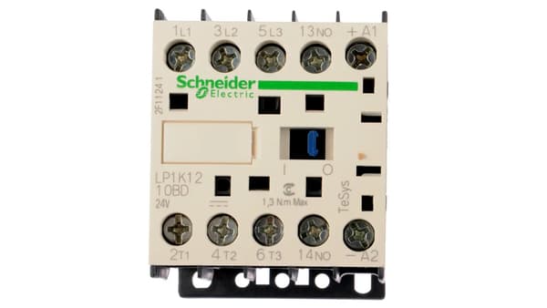 Effektkontaktor 12A 3P 24V DC 1S 0B LP1K1210BD
