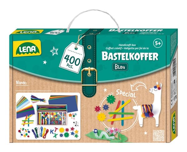 Sæt med 400 dele blå