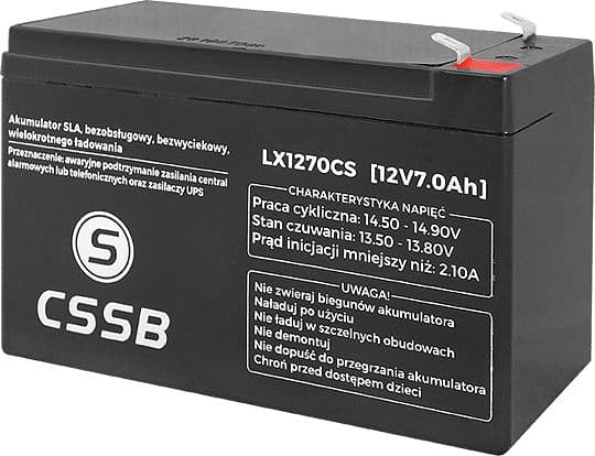 Vedligeholdelsesfrit batteri SLA 12V7.0Ah