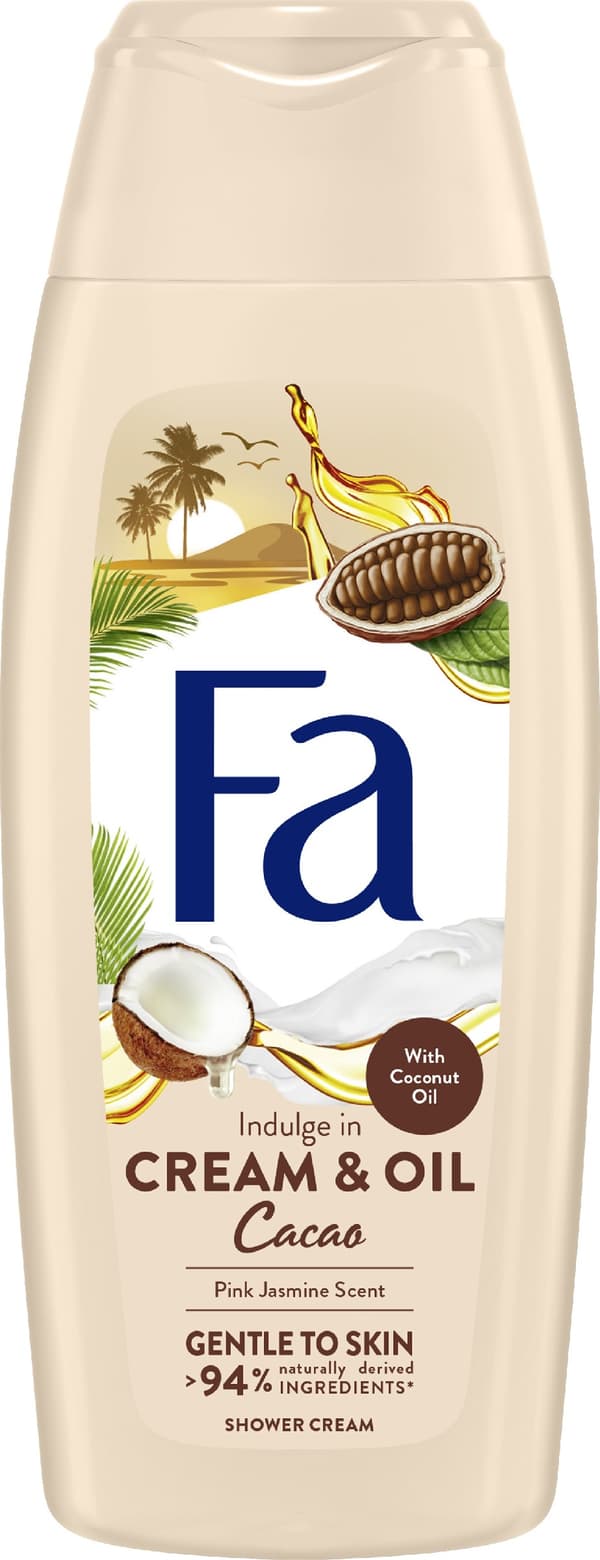 FA Cream & Oil Cacao suihkugeeli 400 ml