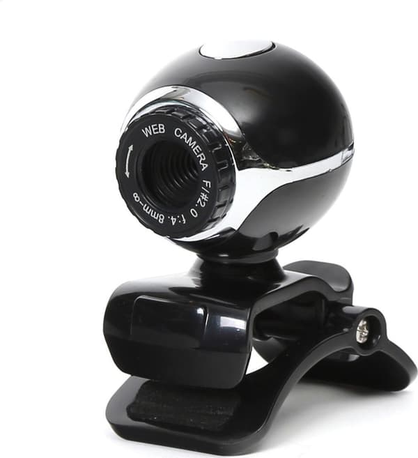 OMEGA WEBCAM 480p + MIKROFON SORT [45336]