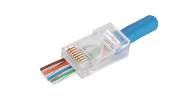 Alantec RJ45 UTP gennemgangsstik kat.6 (pk.100 stk) ALANTEC - ALANTEC