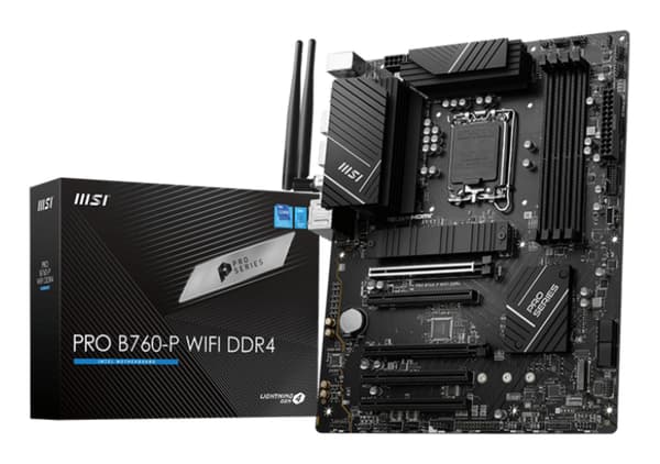 MSI Moderkort PRO B760-P WIFI DDR4 - ATX - Sockel Intel 1700 - Intel B760