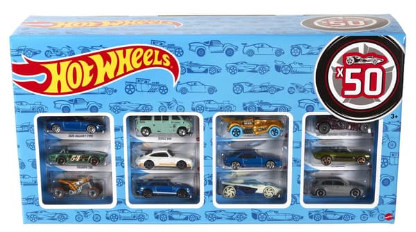 Hot Wheels -lahjapakkaus, 50 kpl