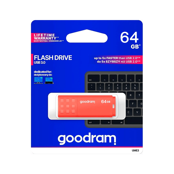 GOODRAM UME3 USB 3.0 64GB Orange