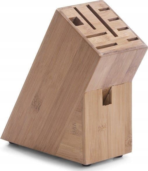 Zeller Knivställ i bambu 22x22x9cm