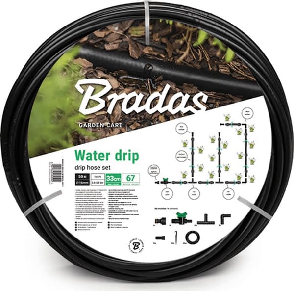 Bradas Vattendroppslangset 50 m (DSWWM50-SET1)