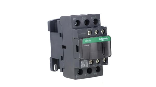 TeSys Deca Power Contactor 38A 3P 24V AC 1Z 1R LC1D38B7