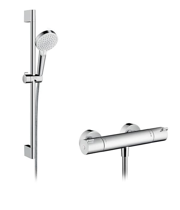 Hansgrohe Crometta Duschset med Termostatblandare Vit (27812400)
