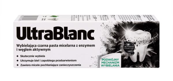 Aflofarm Whitening Black Toothpaste with Active Carbon 75ml