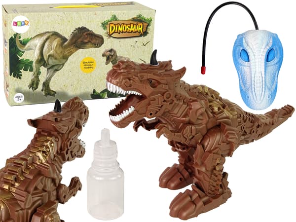Fjernstyret dinosaur damp projektor brun