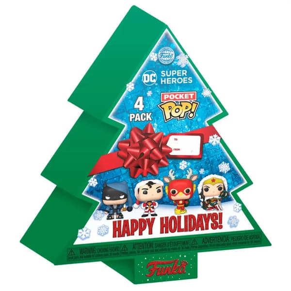 Pocket POP pakke med 4 figurer DC Comics Glædelig Jul