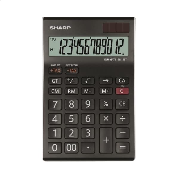 SHARP LOMMEREGNER DESKTOP BOKS EL125TWH