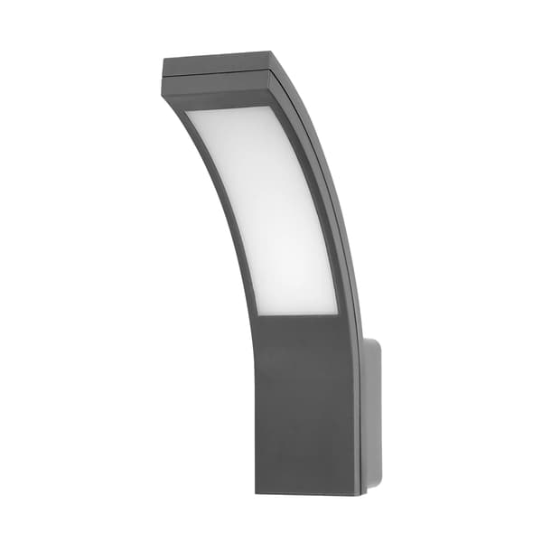 PIRITE LED 10W, trädgårdsbelysning 800lm, IP54, 4000K, grå