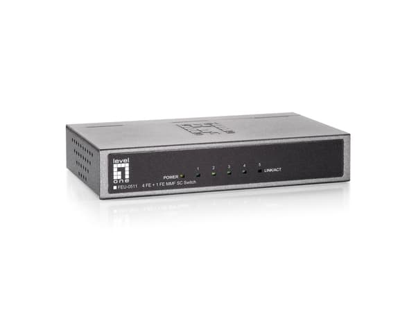 LevelOne FEU-0511 - switch - 5 porte -