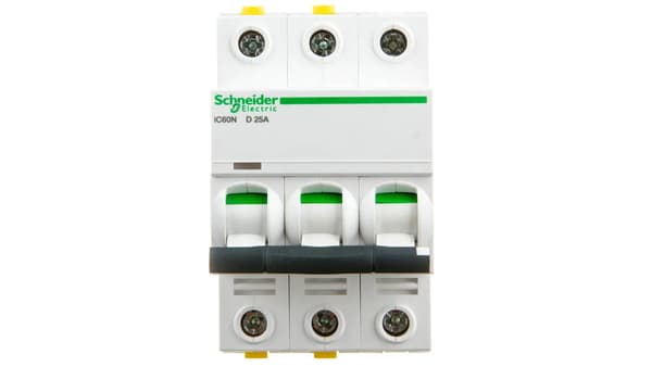 Schneider Electric effektkontakt IC60N 3P 25A D - A9F05325