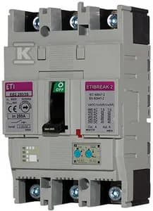 Kompakt afbryder 3P, 65kA, Challenge. TM EB2 250/3H 200A 3p 004672131