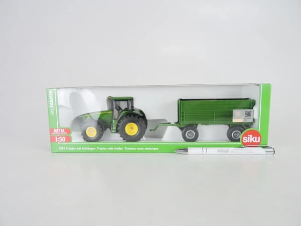 Siku Farmer - Traktori perävaunulla S1953
