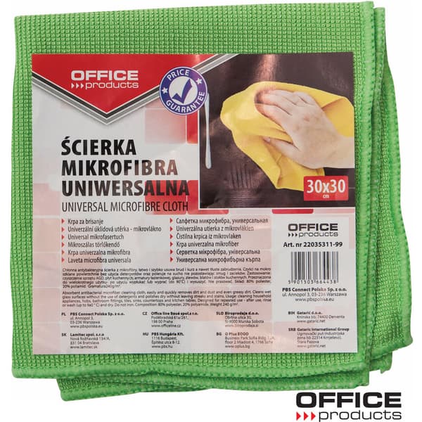 Office Products Universal Microfiber Rubber 30x30cm