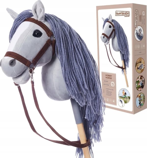 Käpphäst Hobby Horse HOPPIHORSE A3 grå
