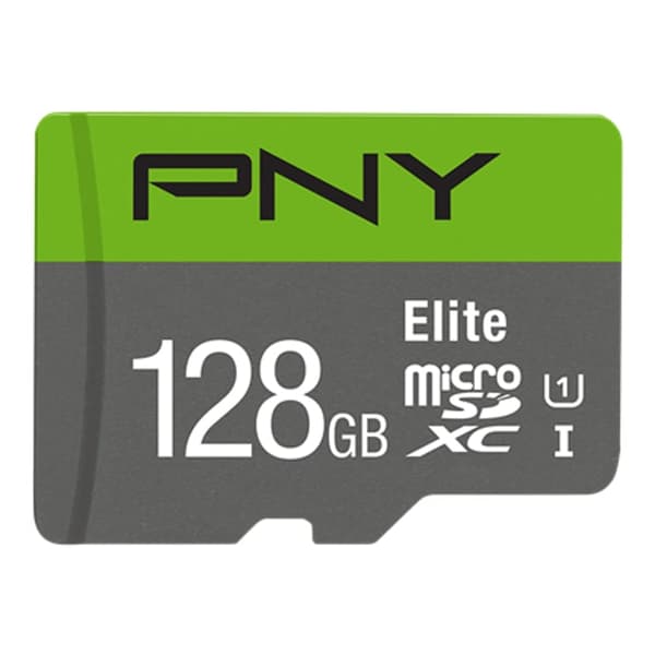 PNY Elite MicroSDXC 128GB + SD-adapter