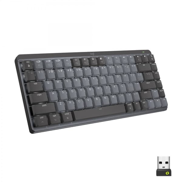 Logitech Tangentbord MX Mini Mekanisk - QWERTY - Grå