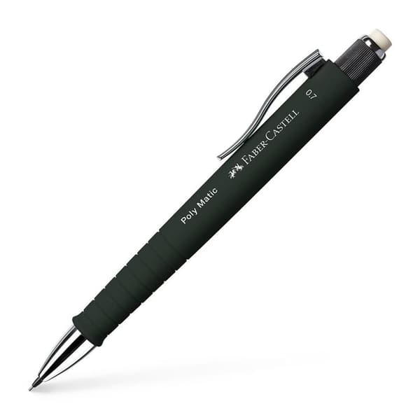 mekanisk blyant 0,7 mm grafit sort
