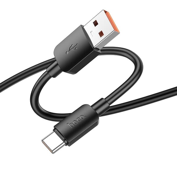HOCO kabel USB A til Type C PD 6A 100W X96 1 m sort
