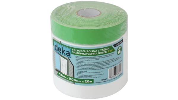 SUOJAPEITE TEIPILLÄ VIHREÄ ULKOKÄYTTÖÖN 110CM*20M