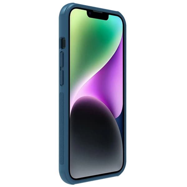 Nillkin Super Frosted Shield Pro Cover til iPhone 14 Plus Bagside Blå