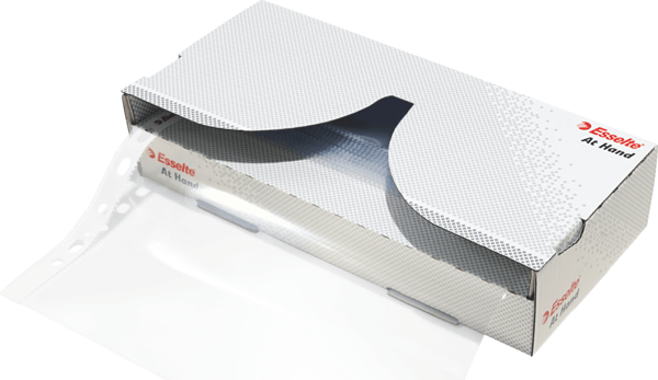 Esselte Crystal T-Shirt A4 55mic. 40 stk (17799)