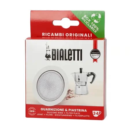 Bialetti - Pakning + kaffesi Bialetti Moka Induction 3-4tz