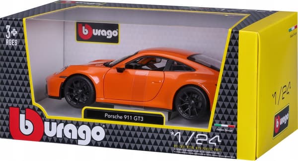 *BBURAGO metall, 1:24 PORSCHE 911 GT,3 orange